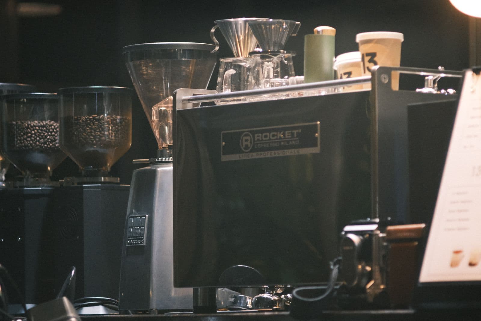 Cafe için profesyonel espresso ve bar ekipmanları